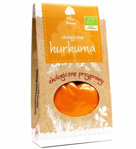 Ekologiczna kurkuma 50g dary natury