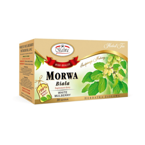 Herbatka ziołowa Morwa biała 40g (20x2g) Malwa