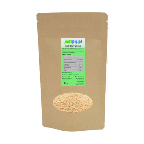 Mak biały ziarno 500g - jedzpij