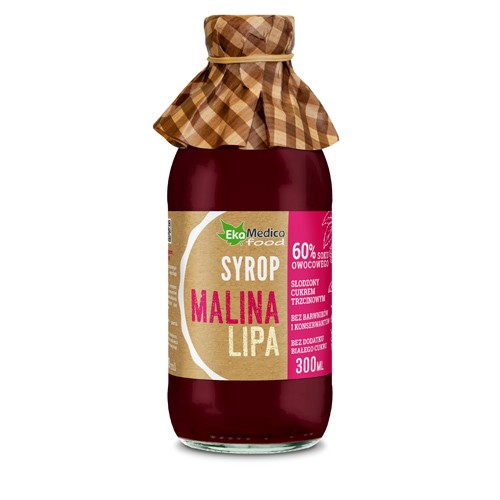 Syrop malina lipa 300ml ekamedica