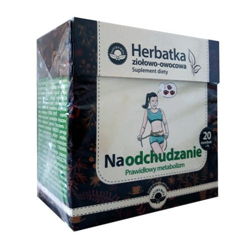 Herbatka ziołowo-owocowa na odchudzanie 40g (20x2g) Natura Wita