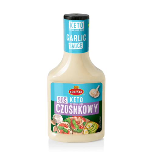 Sos czosnkowy keto 280g Roleski