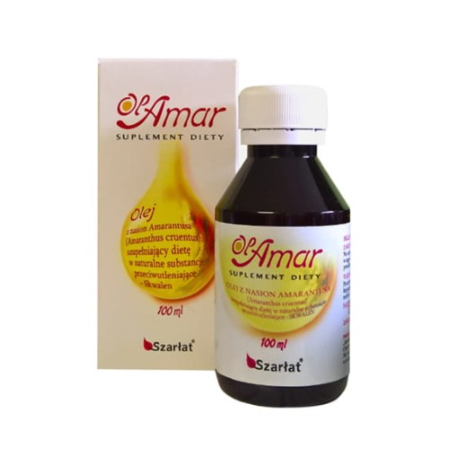 Olej z amarantusa 100ml tłoczony na zimno - szarłat